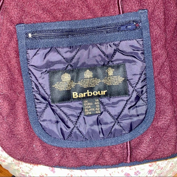 Barbour Fleece Betty Liner Navy - Picture 5 of 6